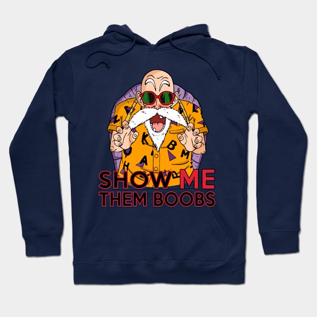 Master Roshi Pervert Hoodie by VintageTeeShirt